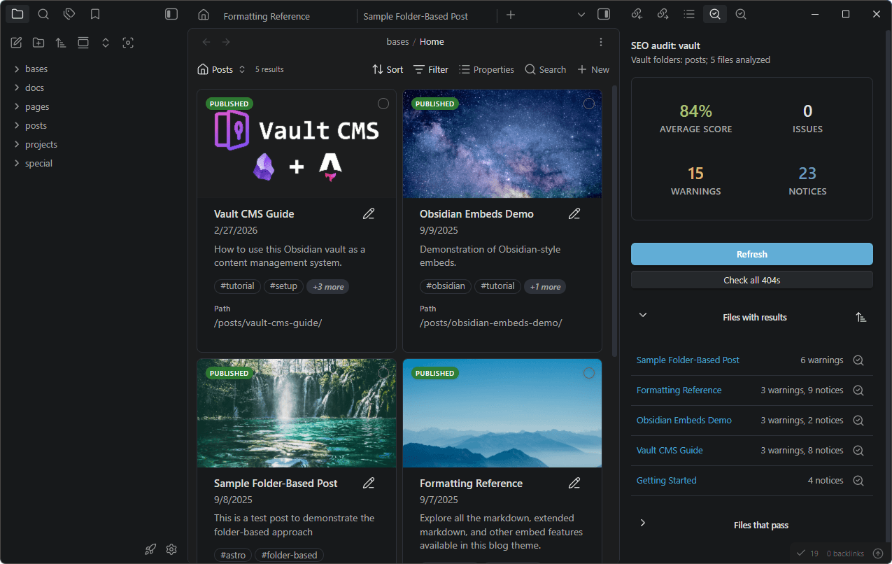 Vault CMS