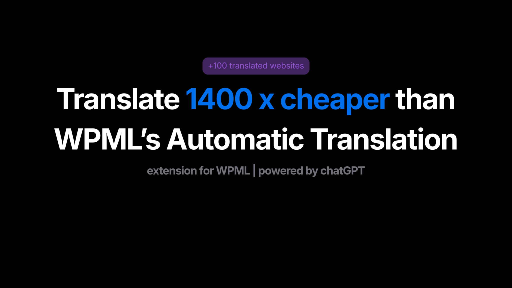 LLM Automatic Translation
