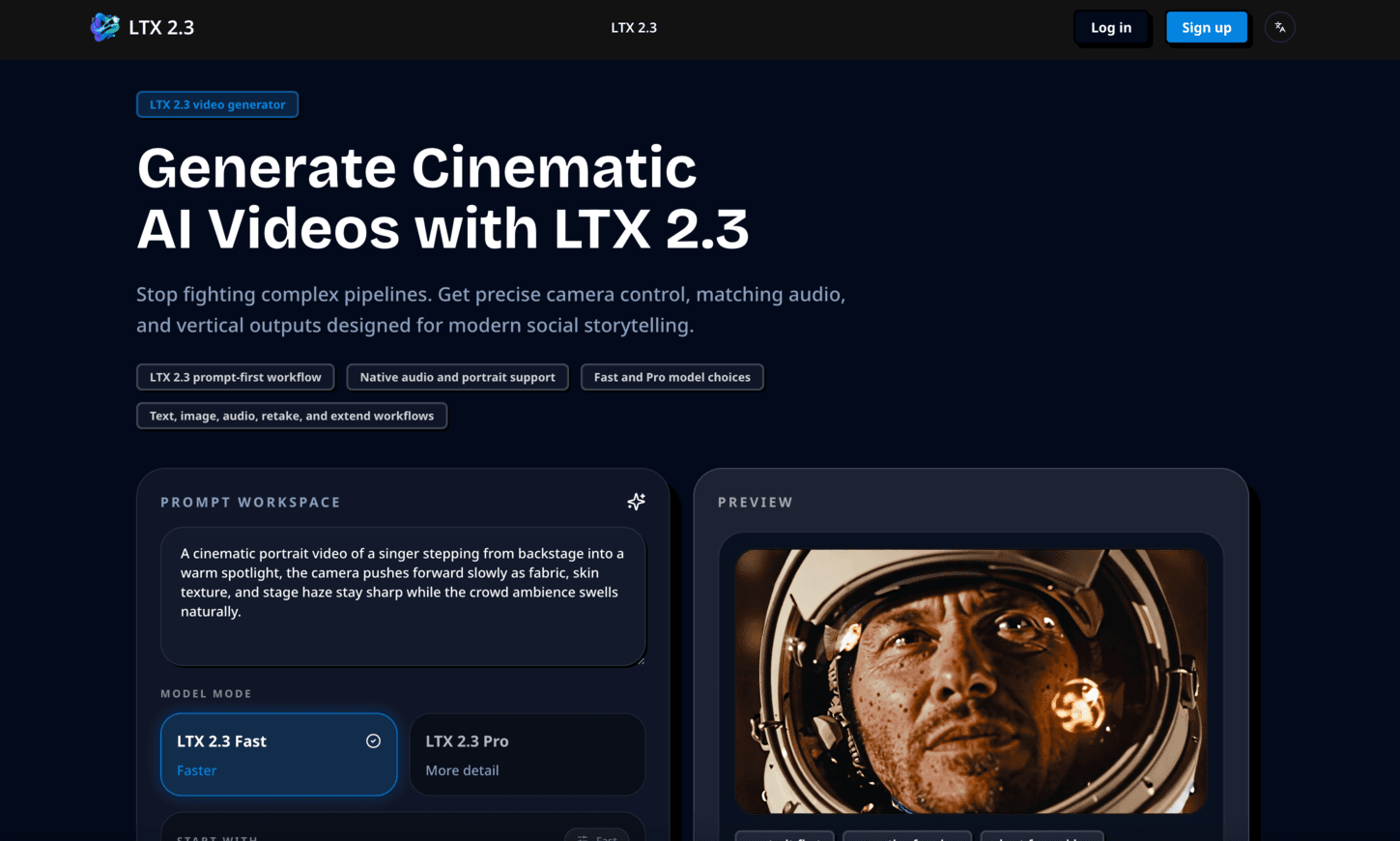 LTX 2.3 Video Generator