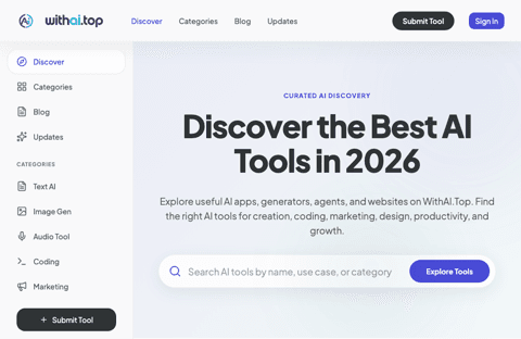 WithAI.Top - AI Tools Directory