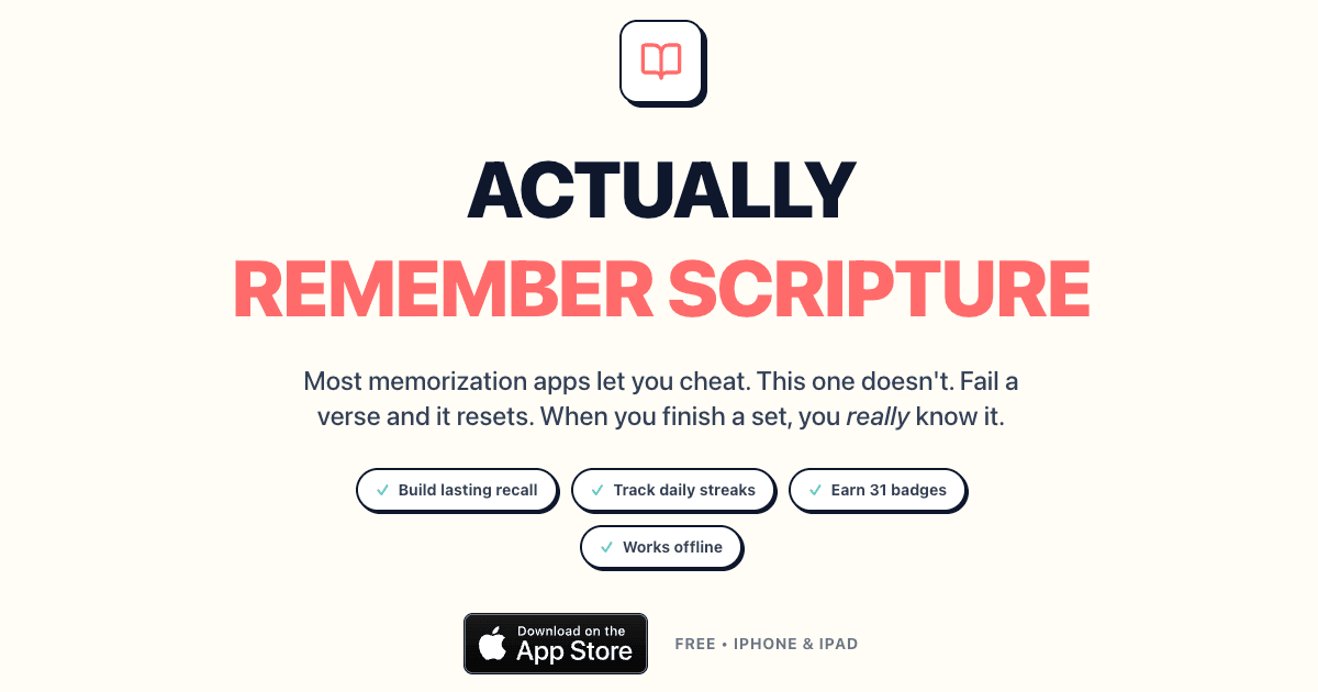 Bible Trainer Advanced